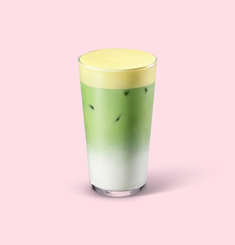 아이스 슈 폼 말차 라떼