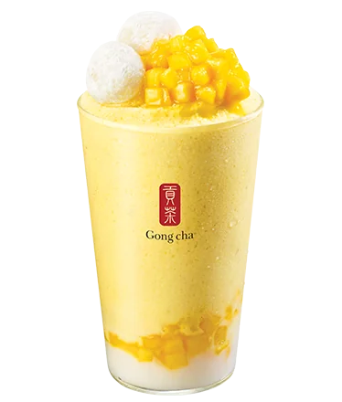 망고 가득 모찌 빙수 쉐이크