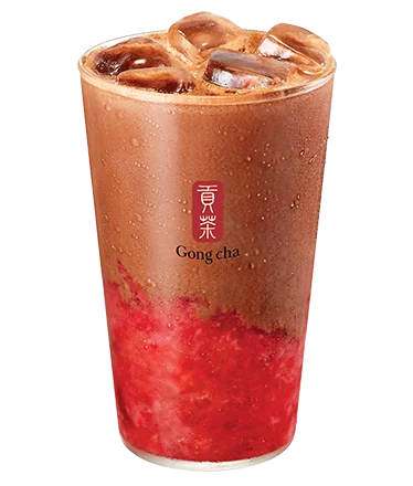 딸기 초콜릿 밀크티