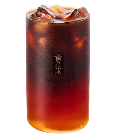 납작복숭아 아이스티 얼그레이 + 샷