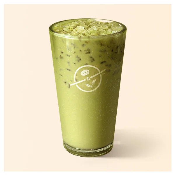 아이스 제주 첫물 말차 라떼