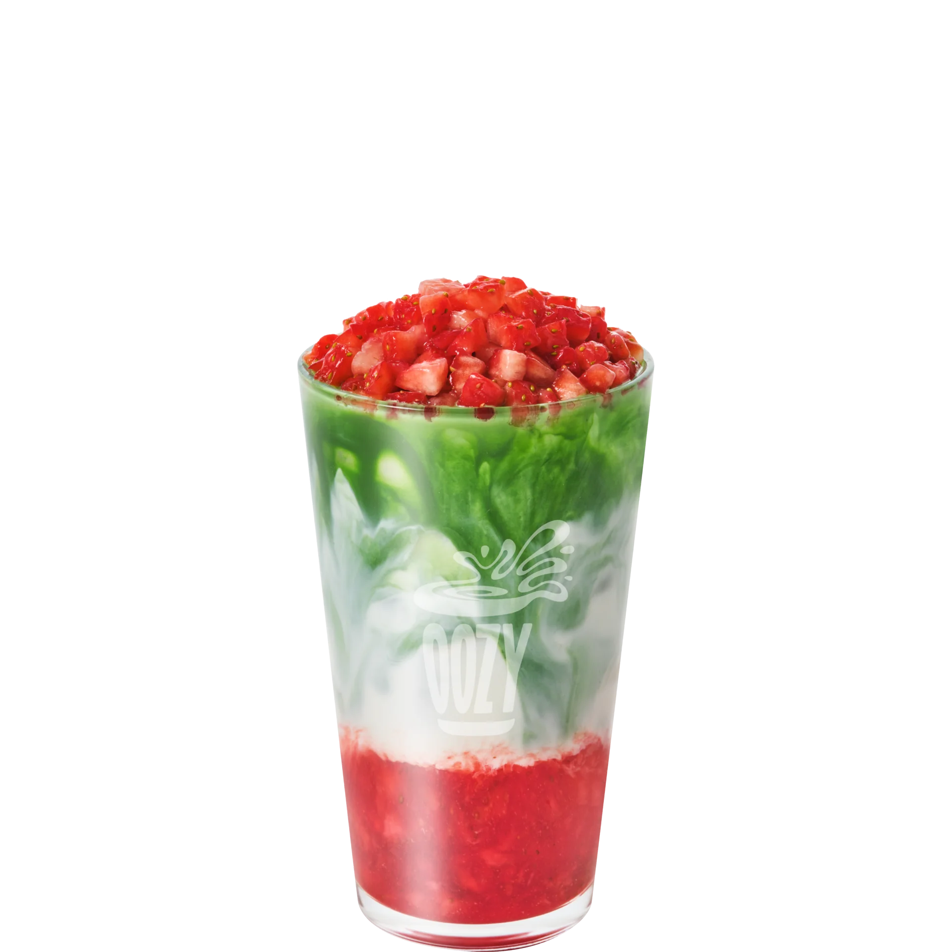 딥 말차베리 라떼