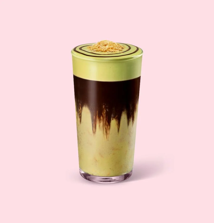 바삭 피스타치오 초콜릿 프라푸치노