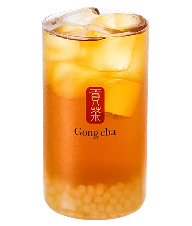 납작복숭아 아이스티 얼그레이 + 미니펄